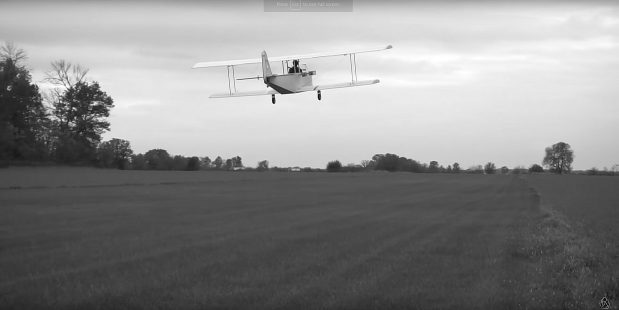 Peter Sripol Flies his scratch-built foamy bi-plane!